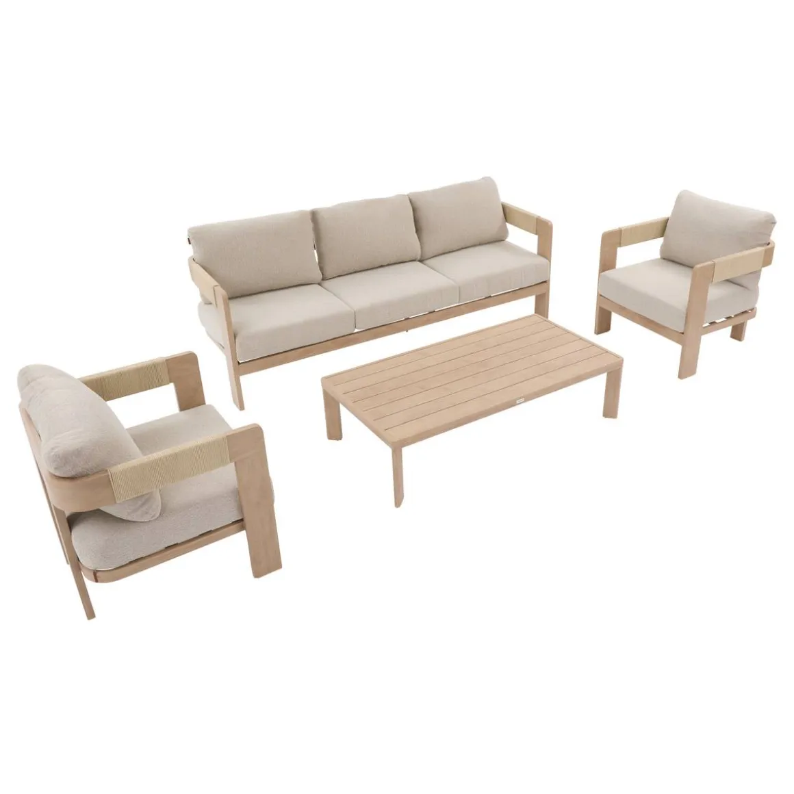 Salon de jardin ORYNA Beige / Honey