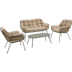 Salon de jardin PAOPAO Beige / Vert laurier