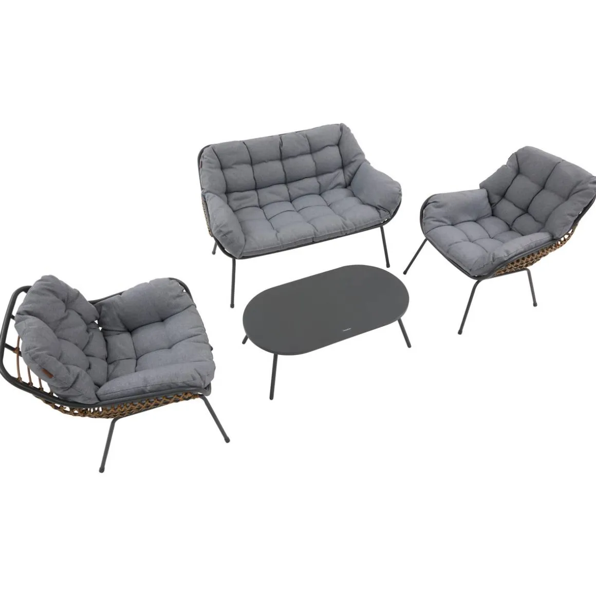 Salon de jardin PAOPAO Gris / Graphite