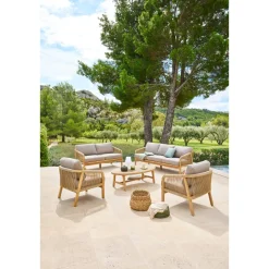Salon de jardin PAPOUASIE Acacia