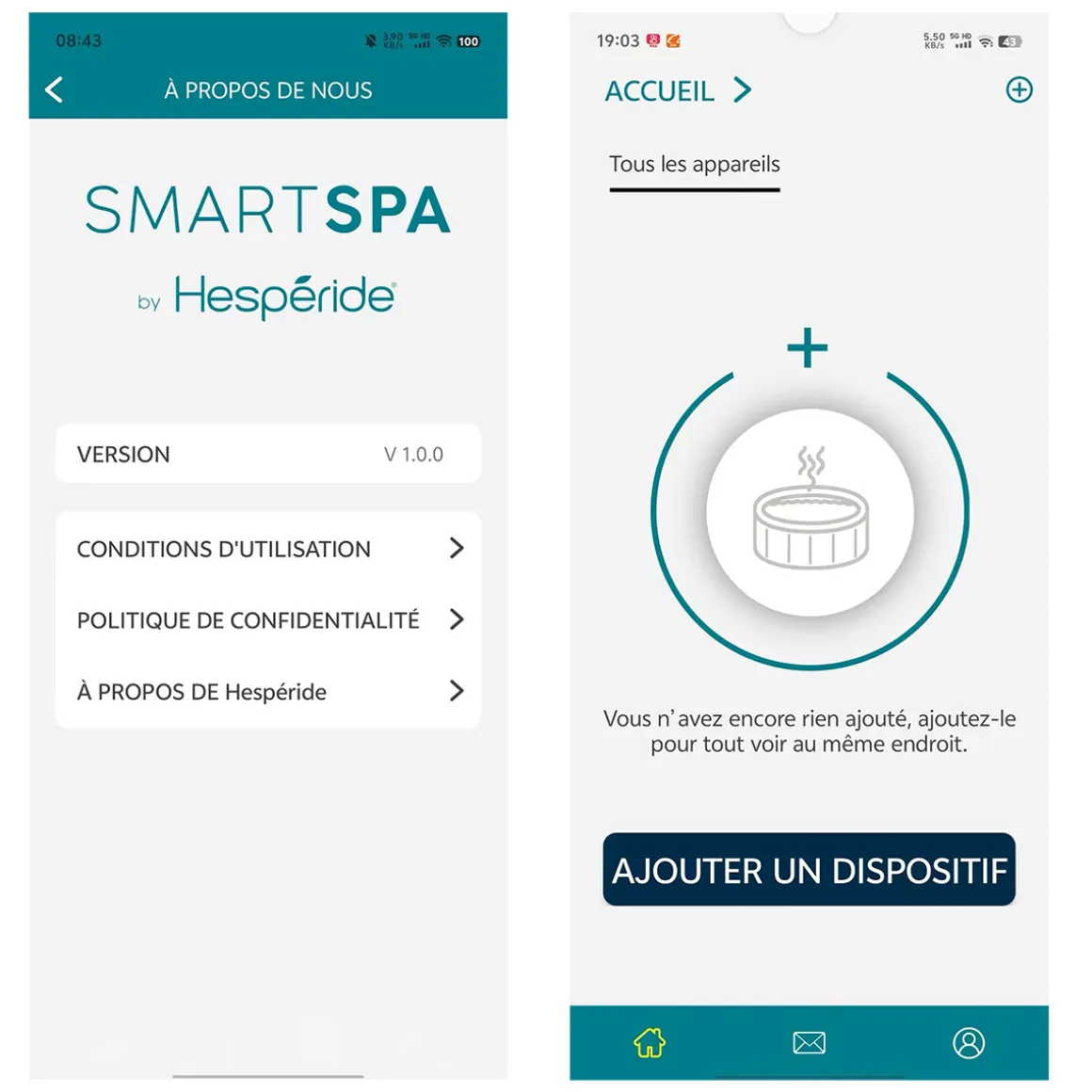 Spa gonflable connecté COMFY Gris