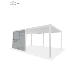 Store EVORA Gris clair & Blanc
