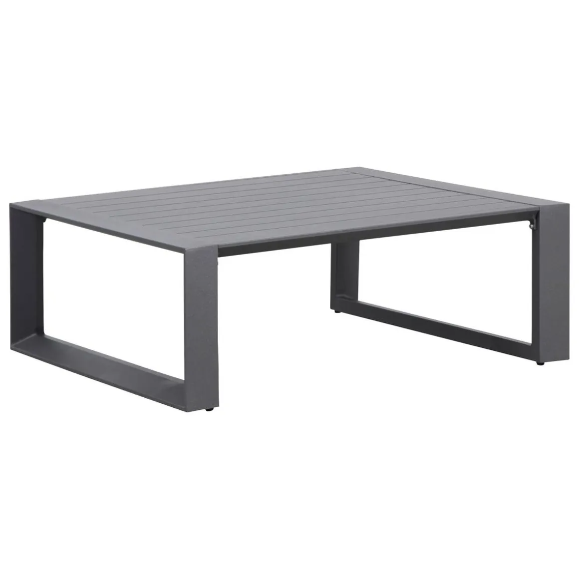 Table basse de jardin carrée ALLURE Graphite