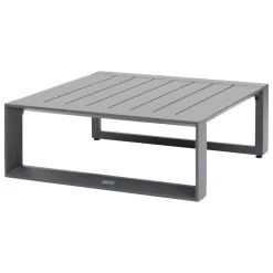 Table basse de jardin carrée ALLURE Graphite