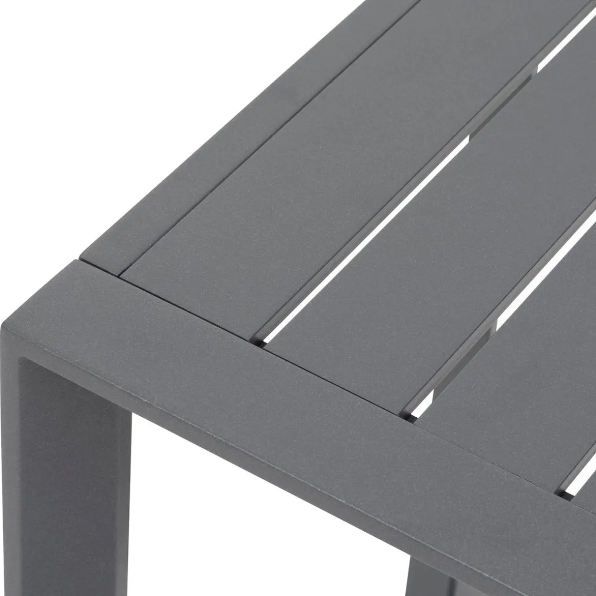 Table basse de jardin carrée ALLURE Graphite