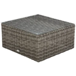 Table basse de jardin carrée MOORÉA Terre d'ombre