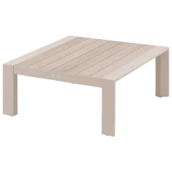 Table basse de jardin carrée ÉVASION Argile & Lin