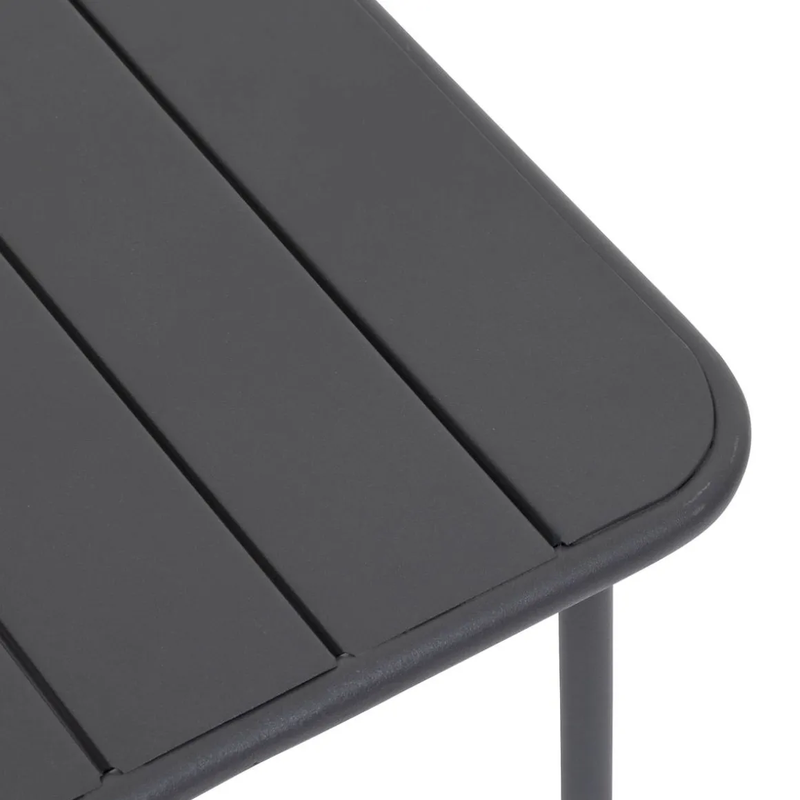 Table basse de jardin carré PHUKET Graphite