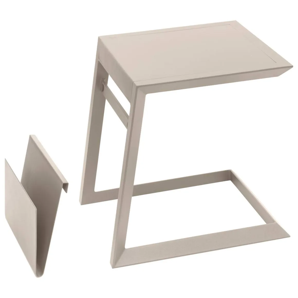 Table d'appoint de jardin carrée ALLURE Argile