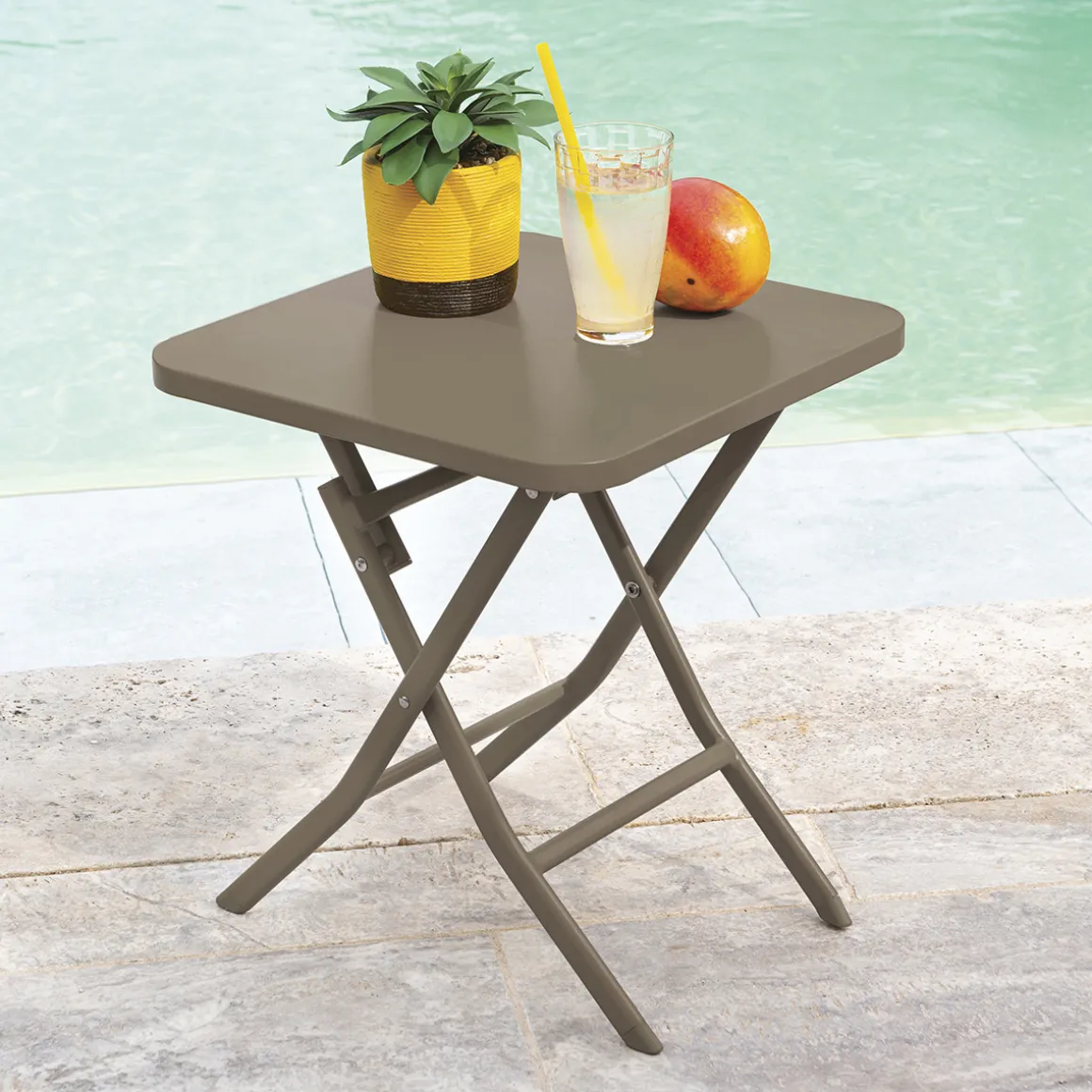 Table d'appoint de jardin carré GREENSBORO Tonka