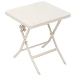 Table d'appoint de jardin carré GREENSBORO Argile