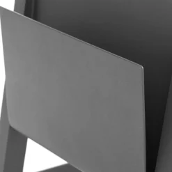 Table d'appoint de jardin carrée ALLURE Graphite