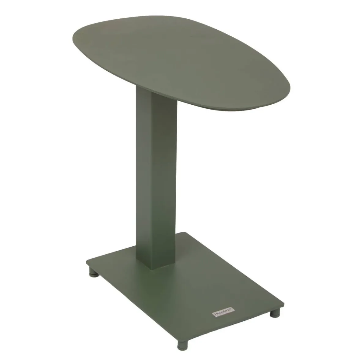 Table d'appoint de jardin ovale VENUZIA Vert laurier