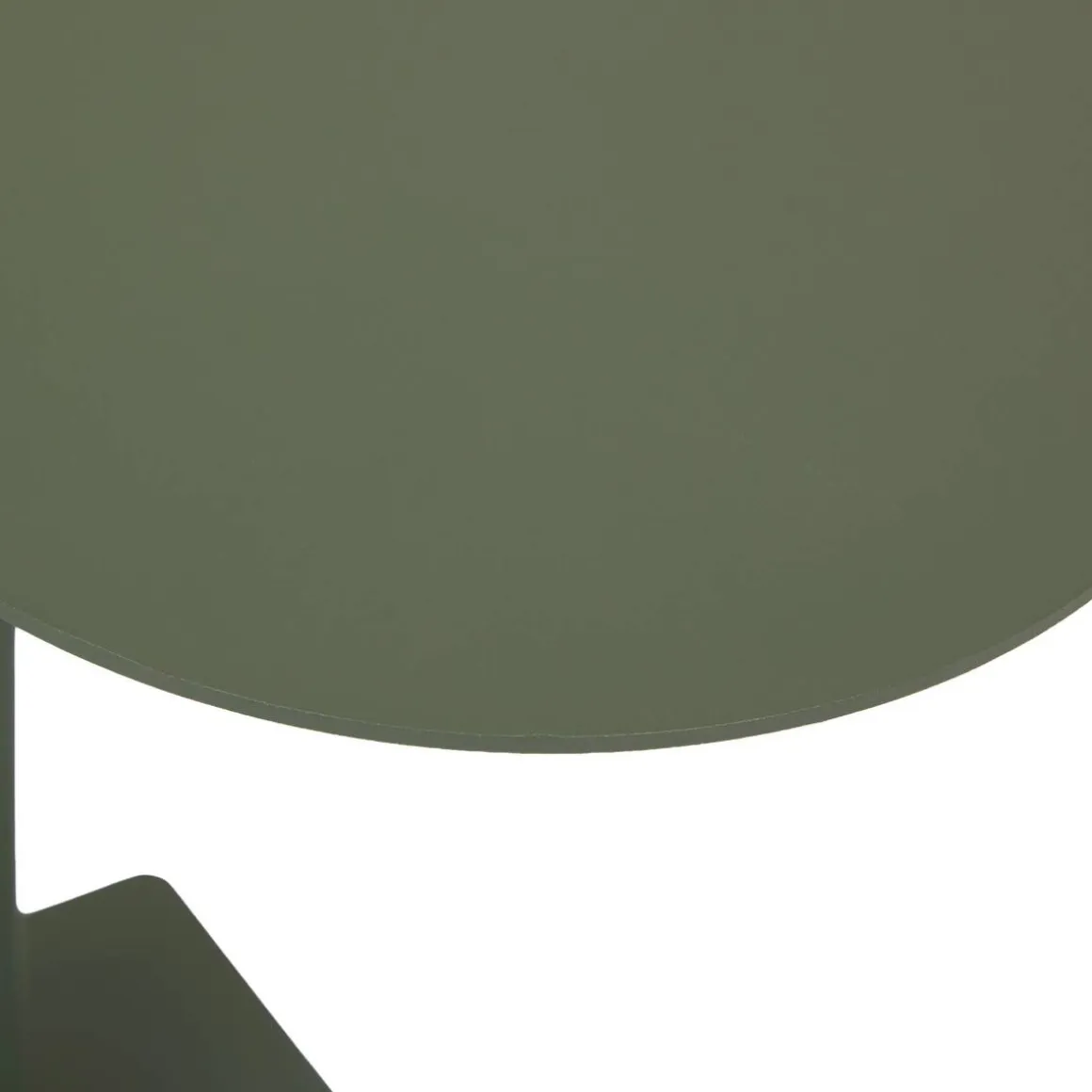 Table d'appoint de jardin ovale VENUZIA Vert laurier