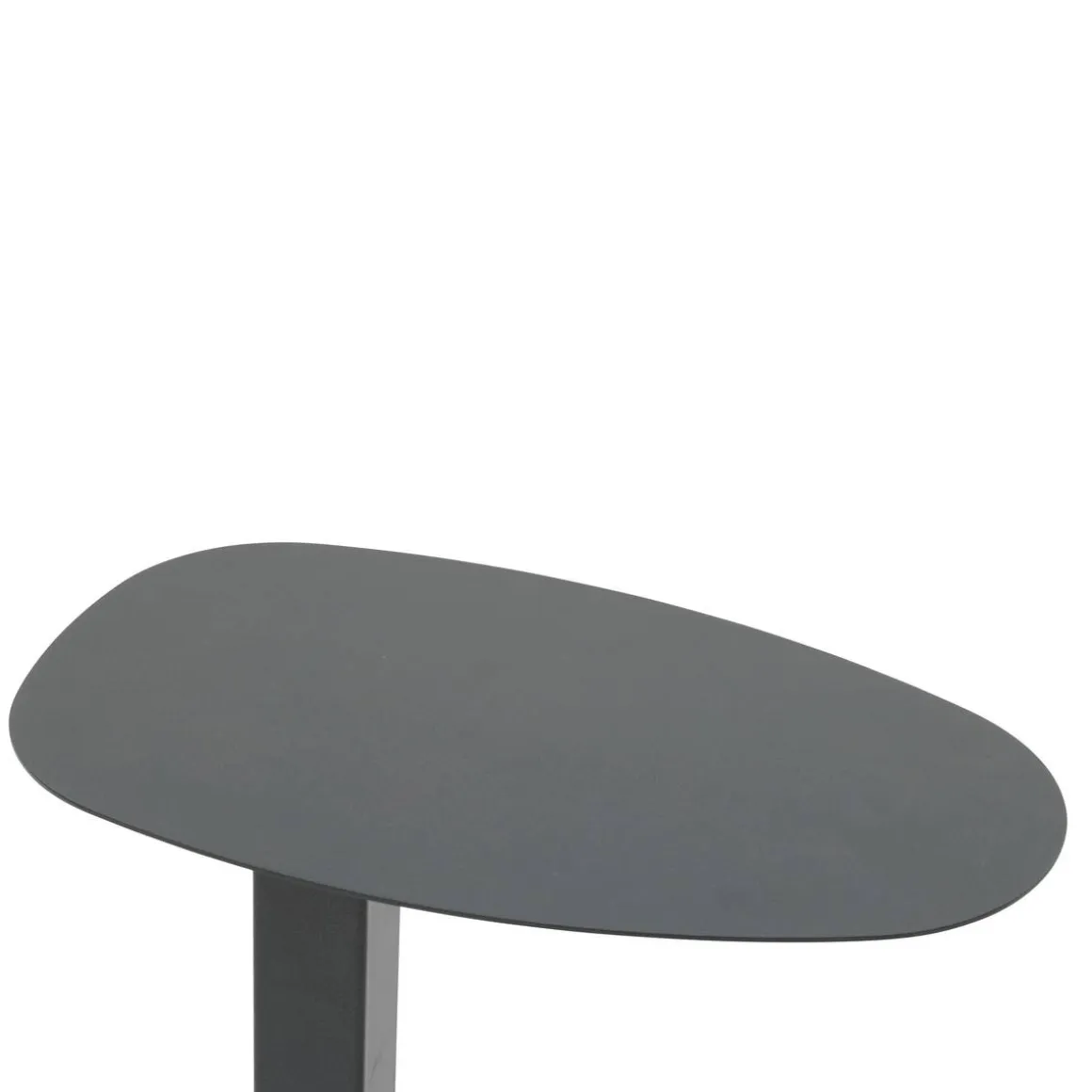 Table d'appoint de jardin ovale VENUZIA Graphite