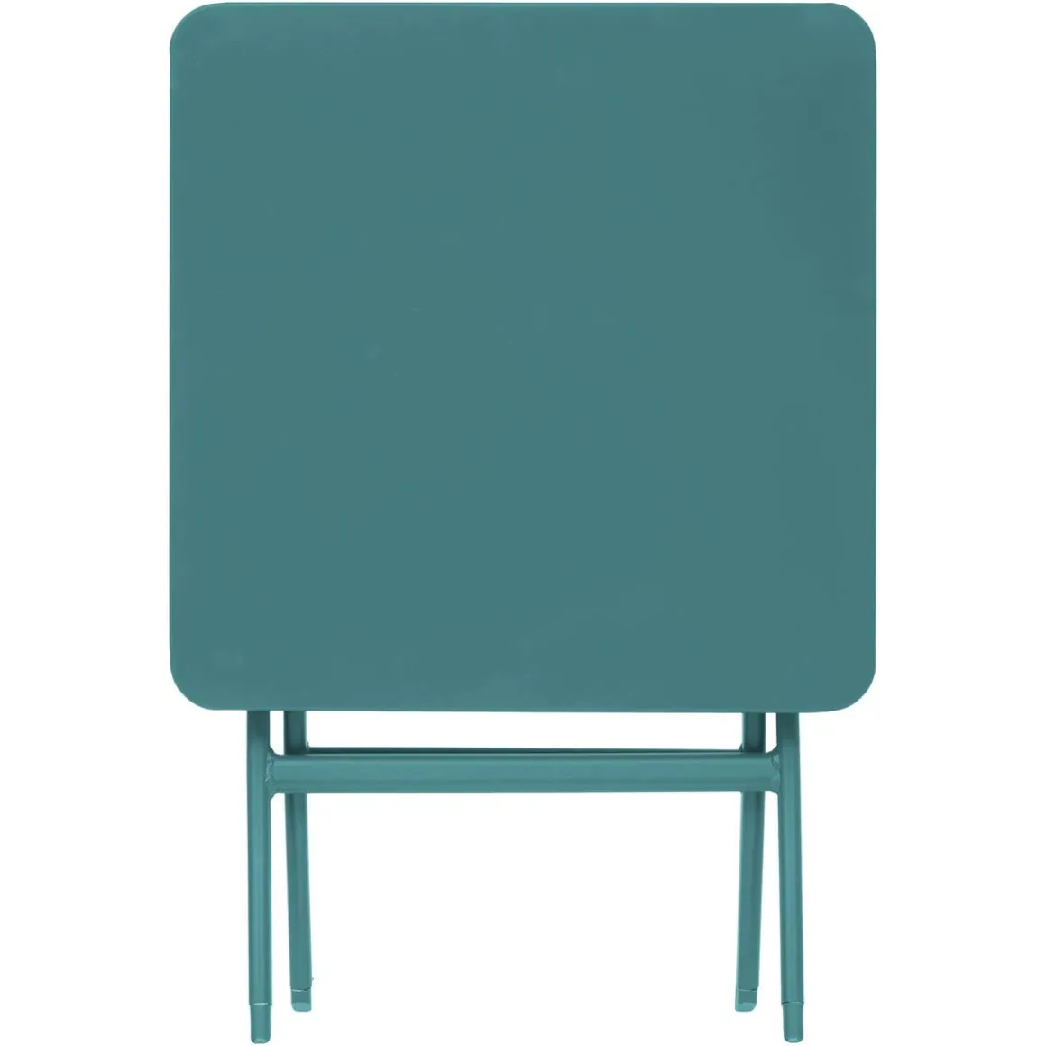 Table d'appoint de jardin pliante carrée GREENSBORO Vert opale
