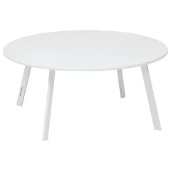 Table d'appoint de jardin ronde SAONA Blanc
