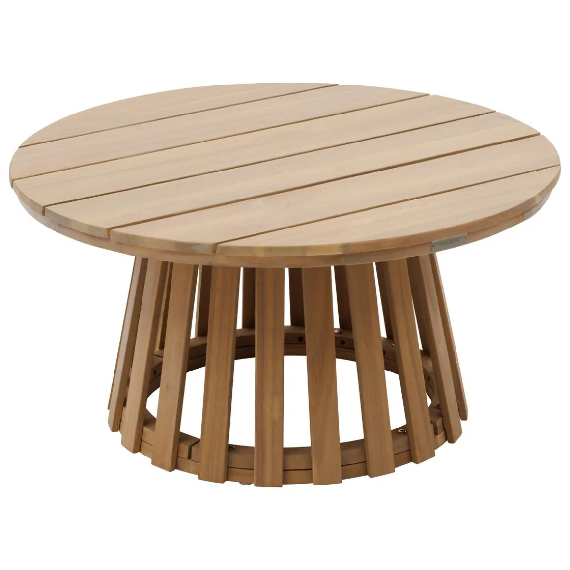 Table d'appoint de jardin ronde OSUNA Acacia
