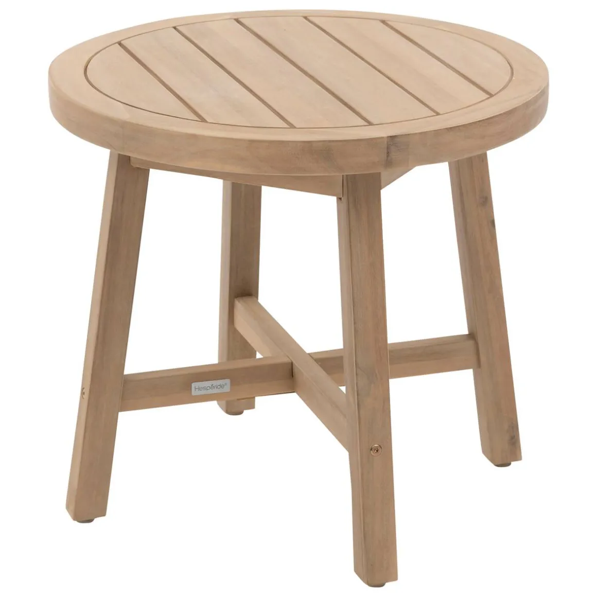 Table d'appoint de jardin ronde PAPOUASIE Acacia