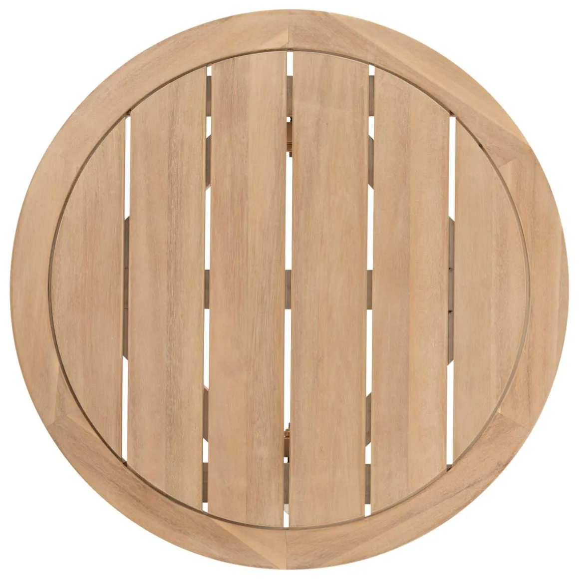 Table d'appoint de jardin ronde PAPOUASIE Acacia
