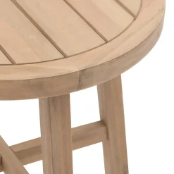 Table d'appoint de jardin ronde PAPOUASIE Acacia