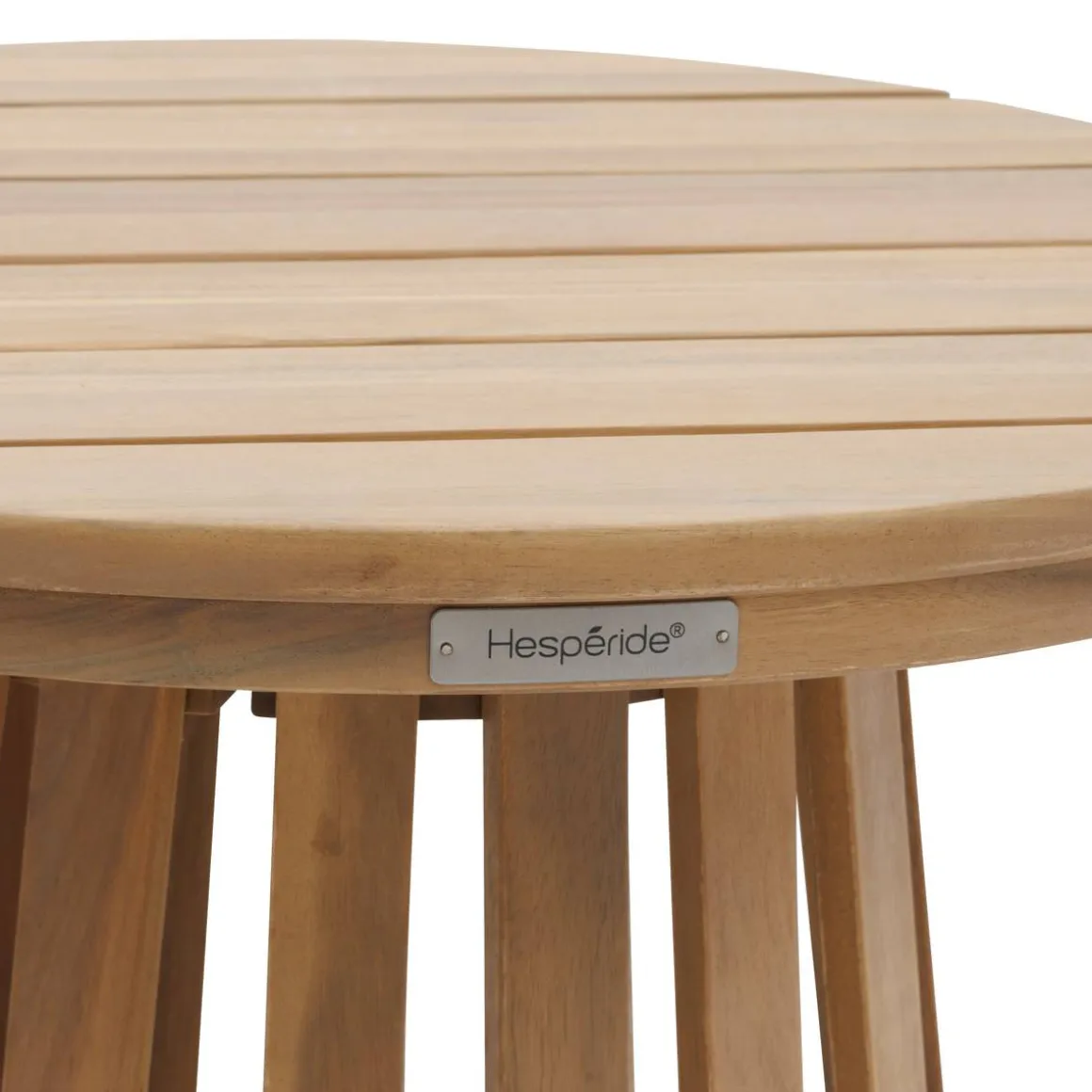 Table d'appoint de jardin ronde OSUNA Acacia