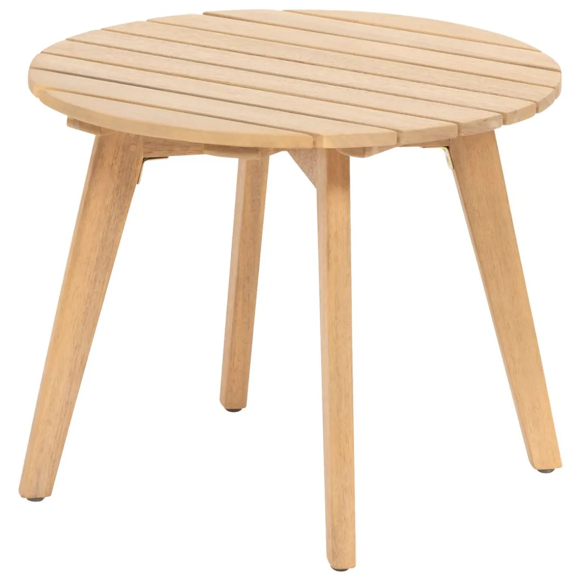 Table d'appoint de jardin ronde OLVINIA Acacia