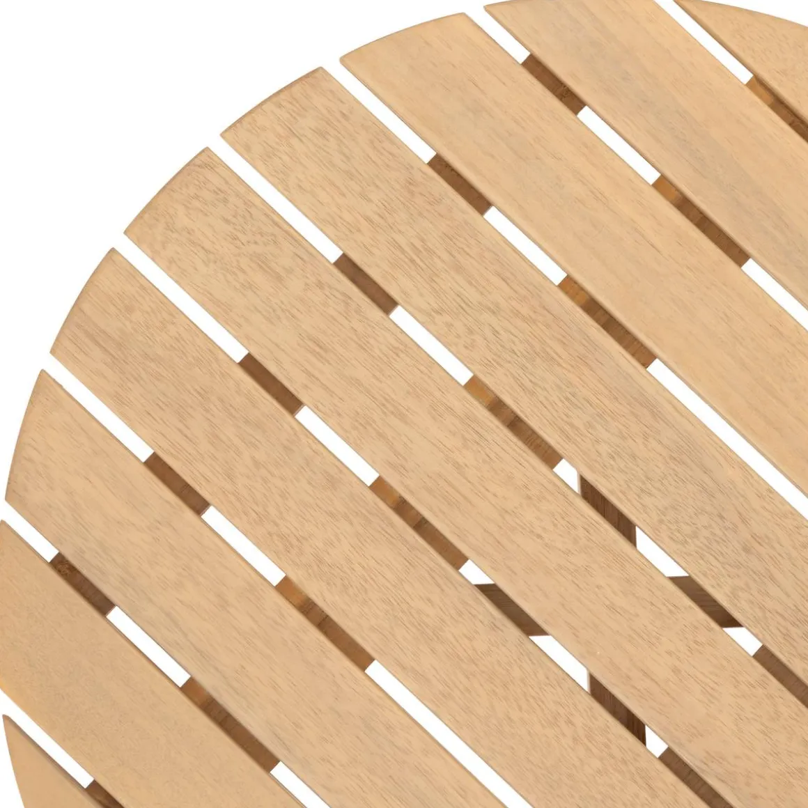 Table d'appoint de jardin ronde OLVINIA Acacia