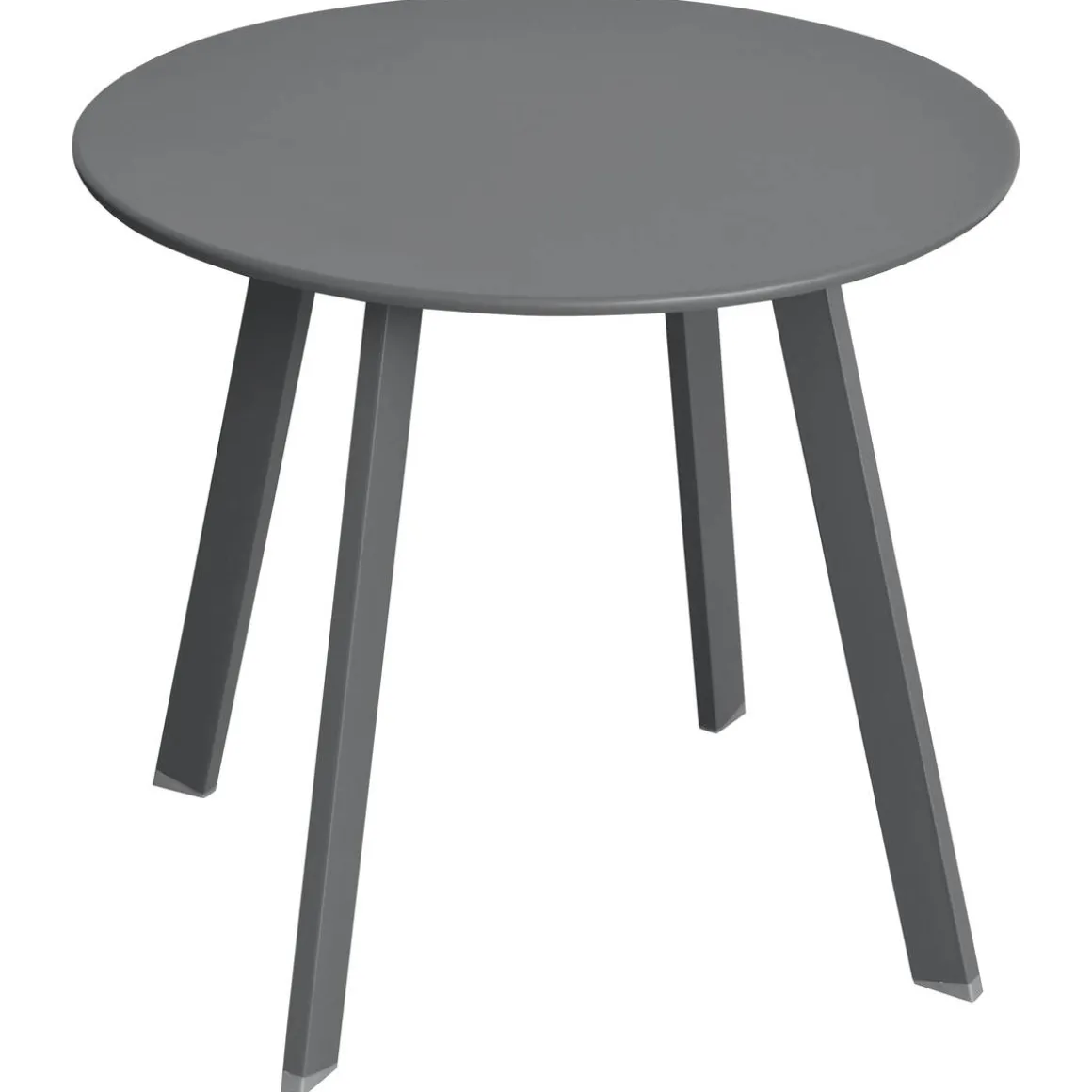 Table d'appoint de jardin rond SAONA Graphite