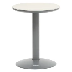Table d'appoint de jardin ronde SOLETIA Graphite