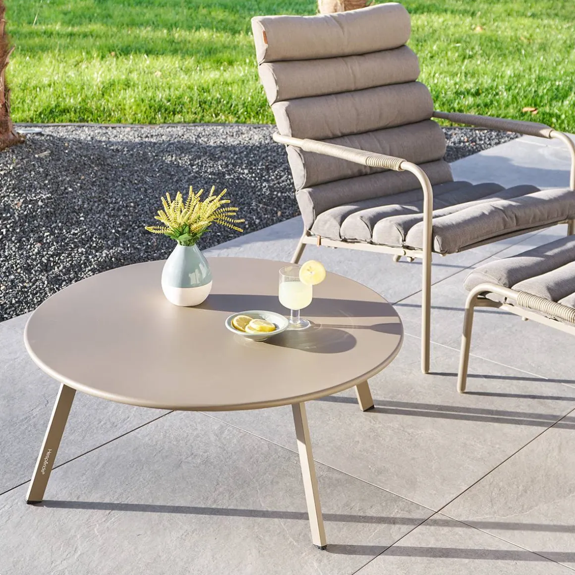 Table d'appoint de jardin ronde SAONA Café