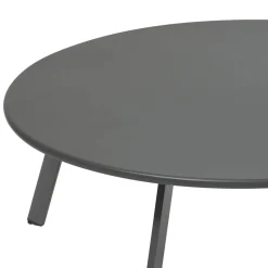 Table d'appoint de jardin ronde SAONA Graphite