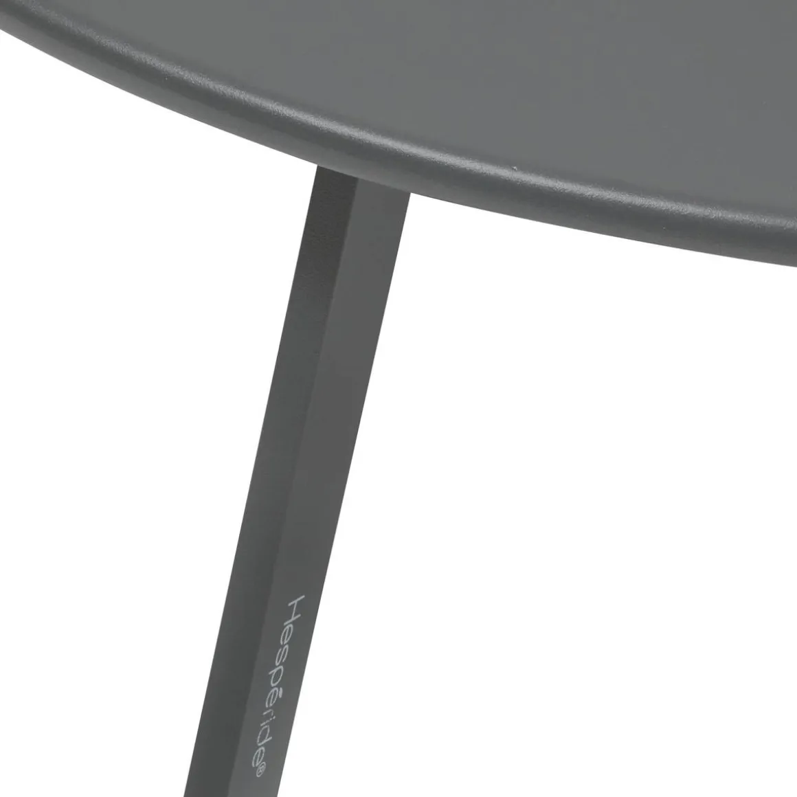 Table d'appoint de jardin ronde SAONA Graphite