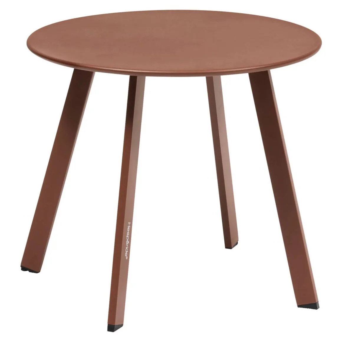 Table d'appoint de jardin ronde SAONA Acajou