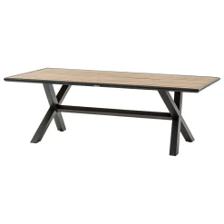 Table de jardin AXIOME Eucalyptus & Graphite