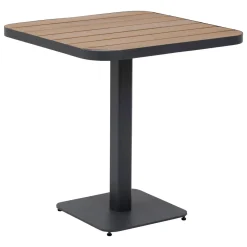 Table de jardin bistro TYLA Acacia & Graphite