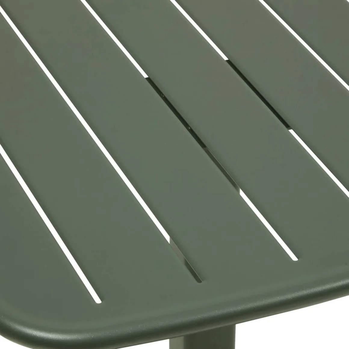 Table de jardin carrée ALEGORIA Vert laurier