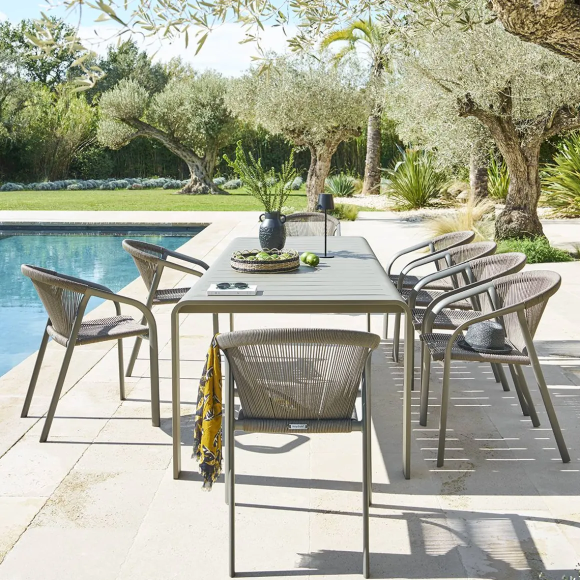 Table de jardin DOMILLY Café
