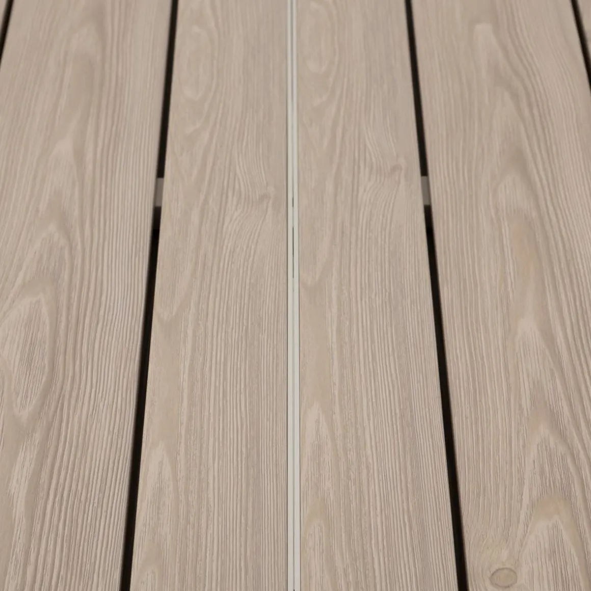 Table de jardin EVASION Effet bois Lin / Argile