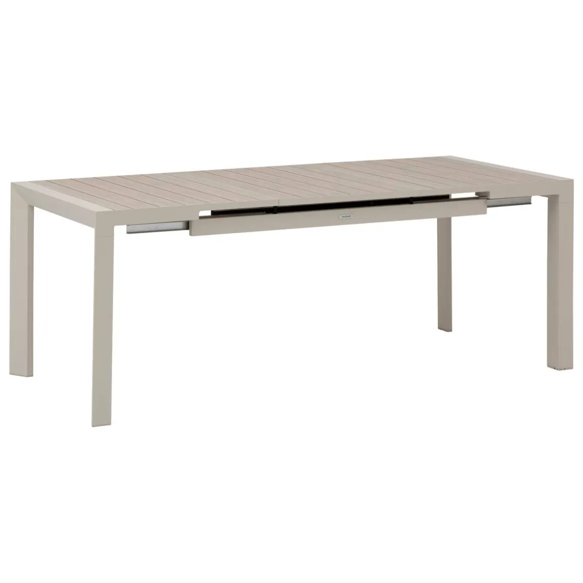 Table de jardin EVASION Effet bois Lin / Argile