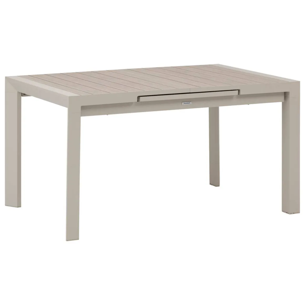 Table de jardin EVASION Effet bois Lin / Argile