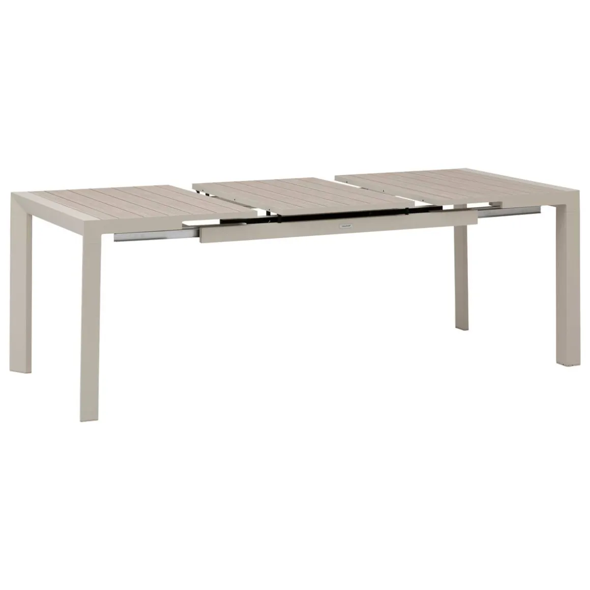 Table de jardin EVASION Effet bois Lin / Argile