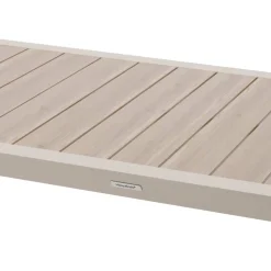 Table de jardin EVASION Effet bois Lin / Argile