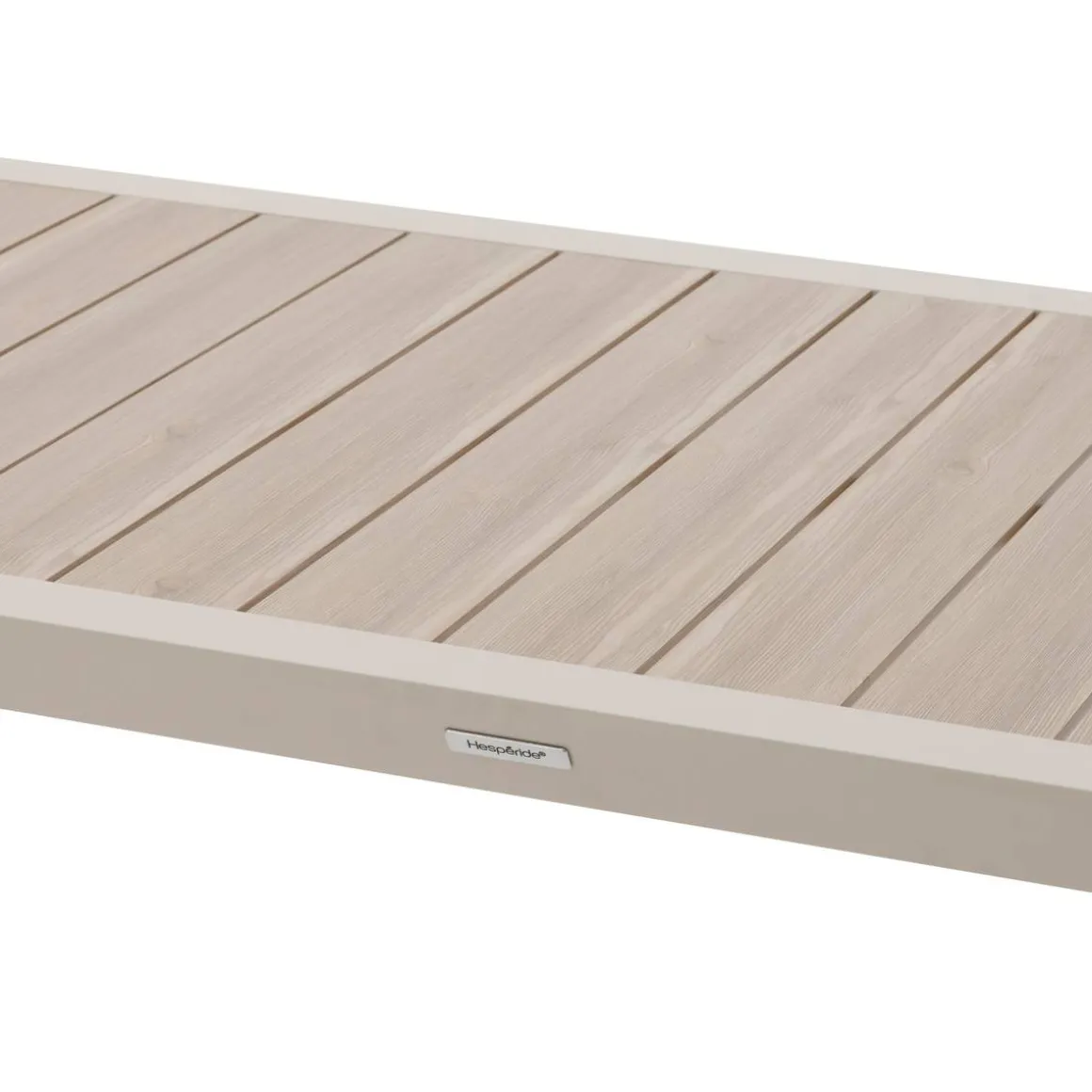 Table de jardin EVASION Effet bois Lin / Argile
