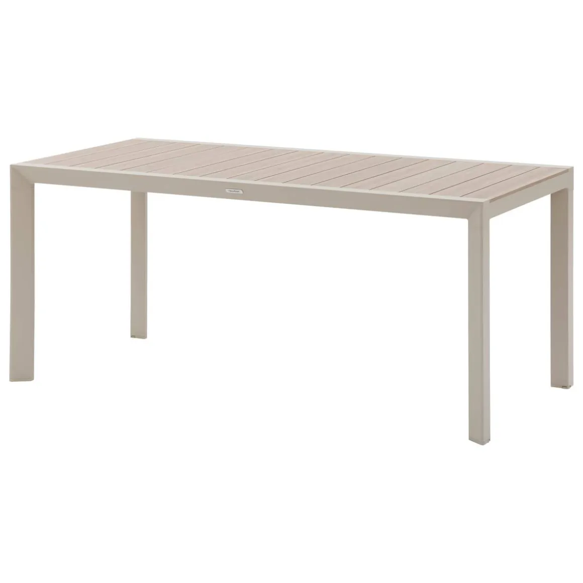 Table de jardin EVASION Effet bois Lin / Argile