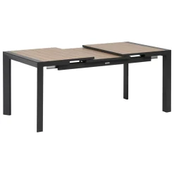 Table de jardin EVASION Effet bois Honey / Graphite