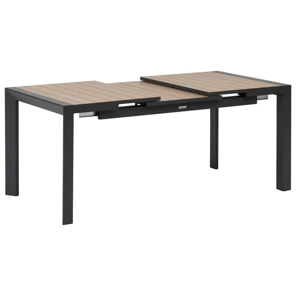 Table de jardin EVASION Effet bois Honey / Graphite