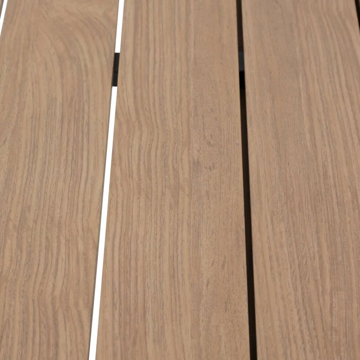 Table de jardin EVASION Effet bois Honey / Graphite
