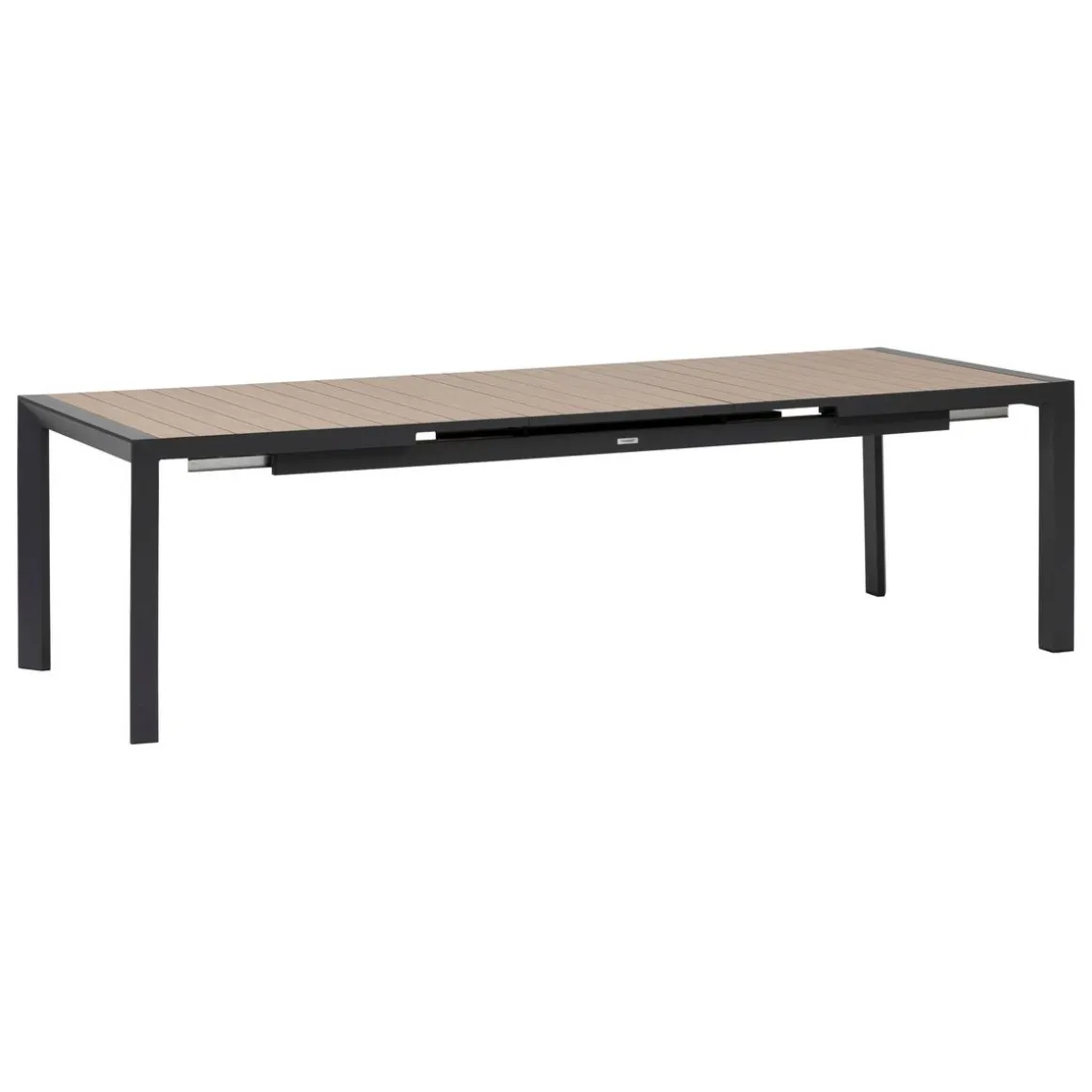 Table de jardin EVASION Effet bois Honey / Graphite