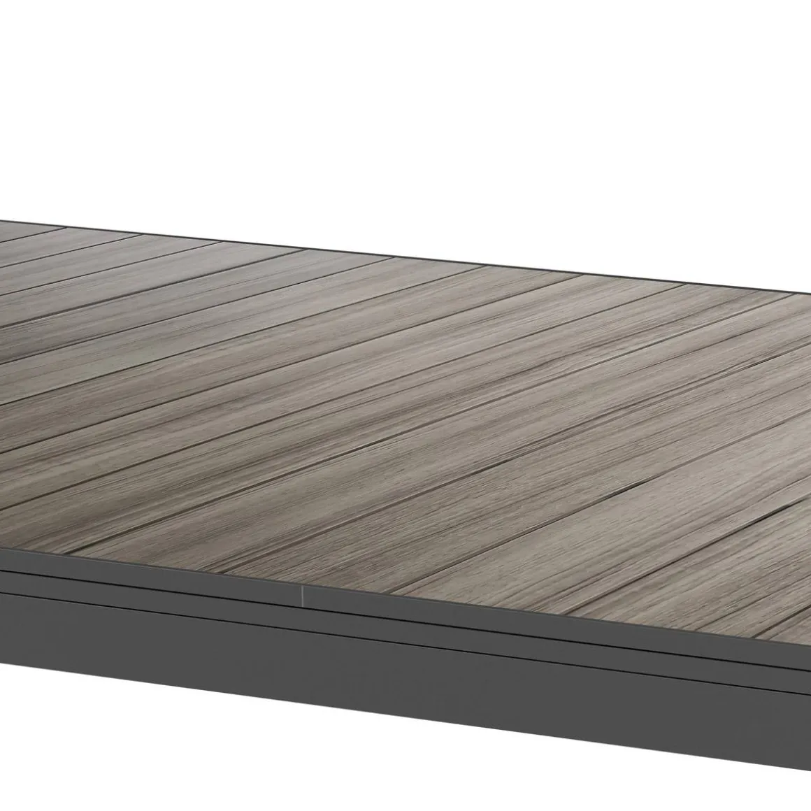 Table de jardin EVASION Seigle / Graphite